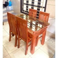 Bàn Ăn Xoan Đào Chữ Nhật 1m2 4 Ghế Bàn Ăn Xoan Đào Chữ Nhật 1m2 4 Ghế